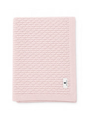 Manta Colméia Rosa