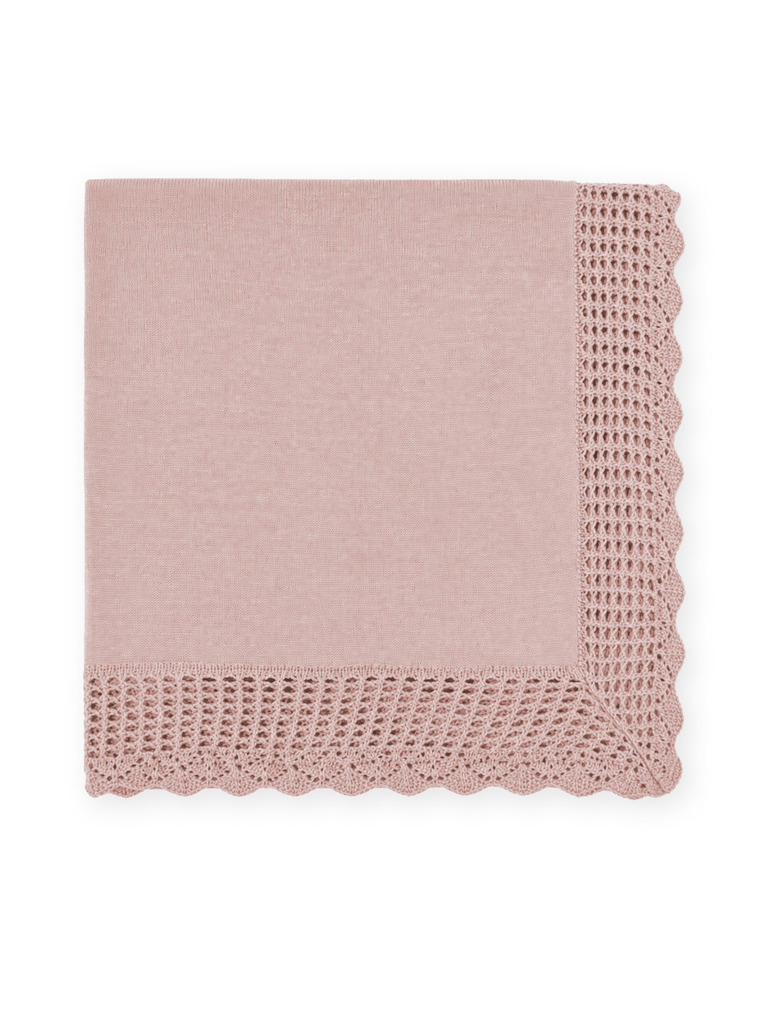 Manta Renda - Rosa Chá - Nina & Maria Baby Store