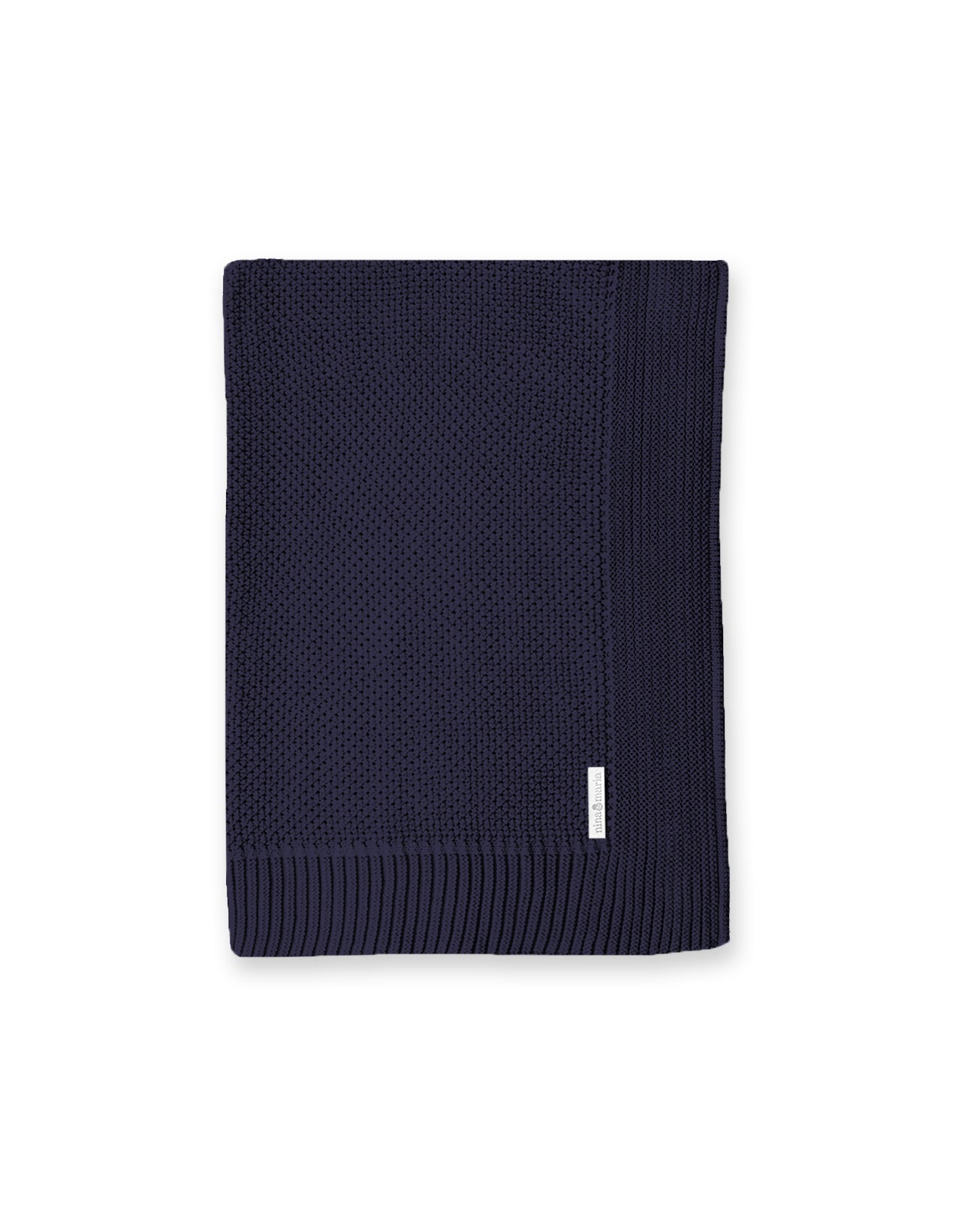 Manta Pipoca Azul Marinho - Nina & Maria Baby Store