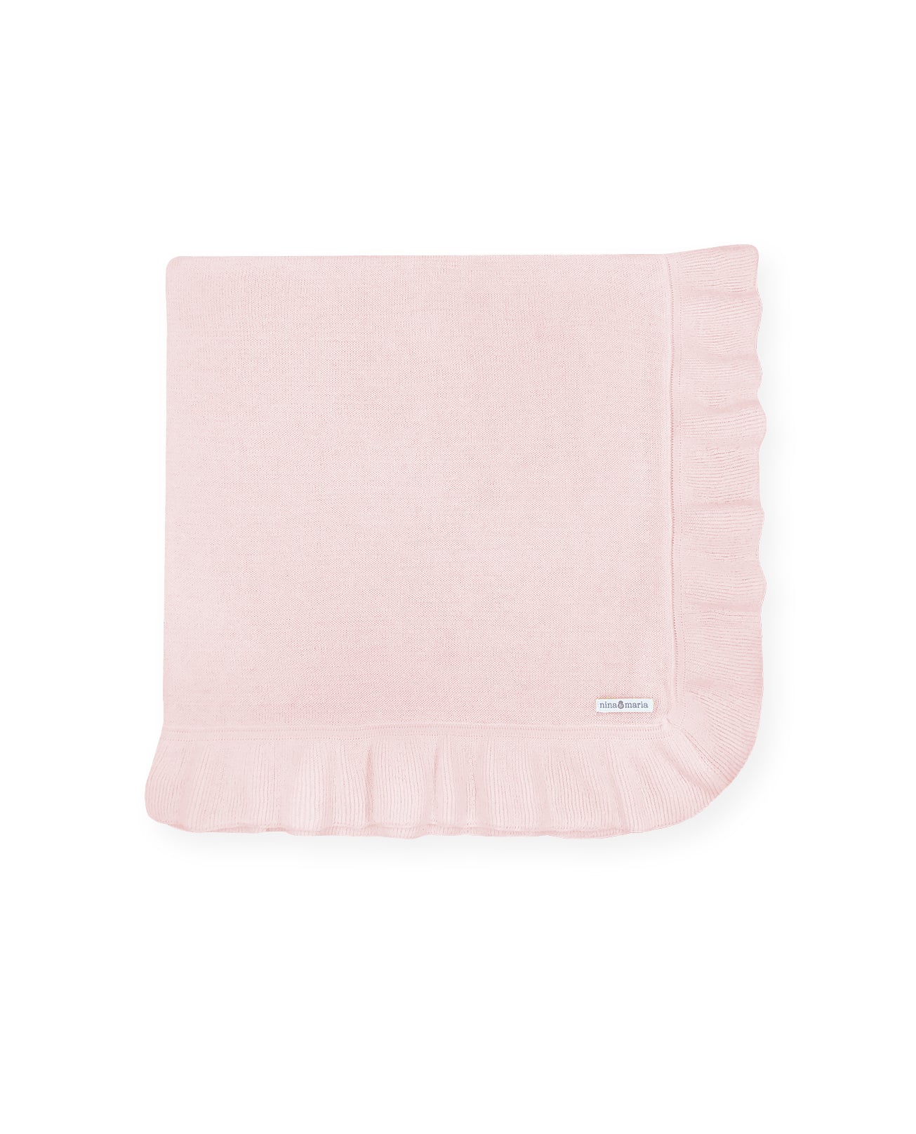 Manta Babado Rosa - Nina & Maria Baby Store