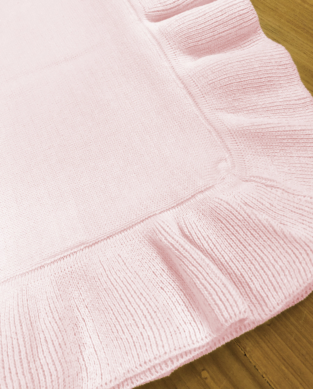 Manta Babado Rosa - Nina & Maria Baby Store