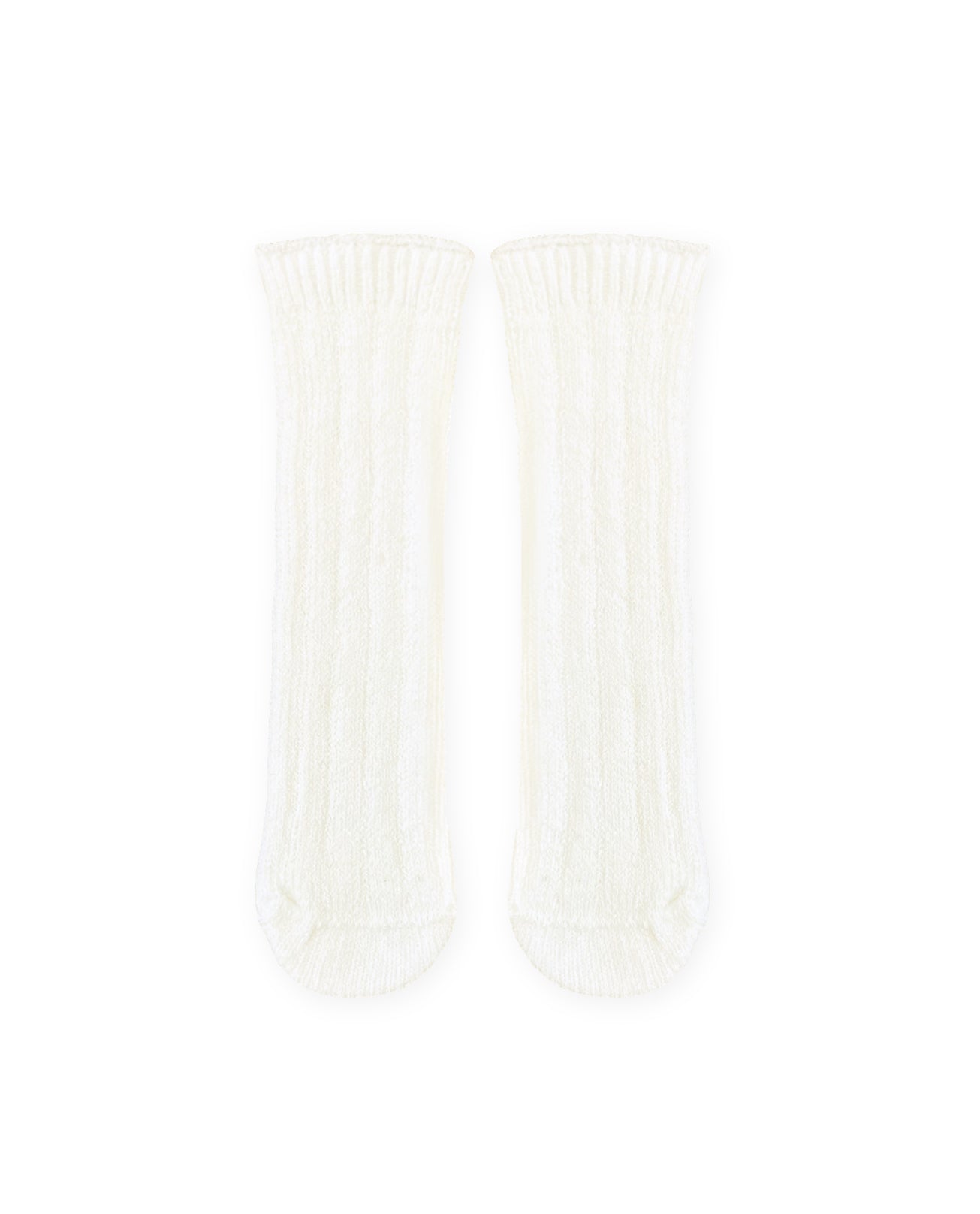 Meia Canelada Off-White