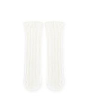 Meia Canelada Off-White