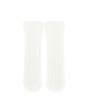 Meia Canelada Off-White