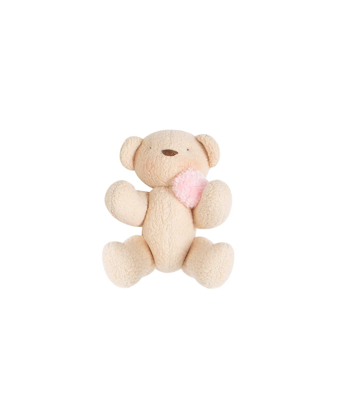 Mini Ursinho Pompom Rosa - Nina & Maria Baby Store