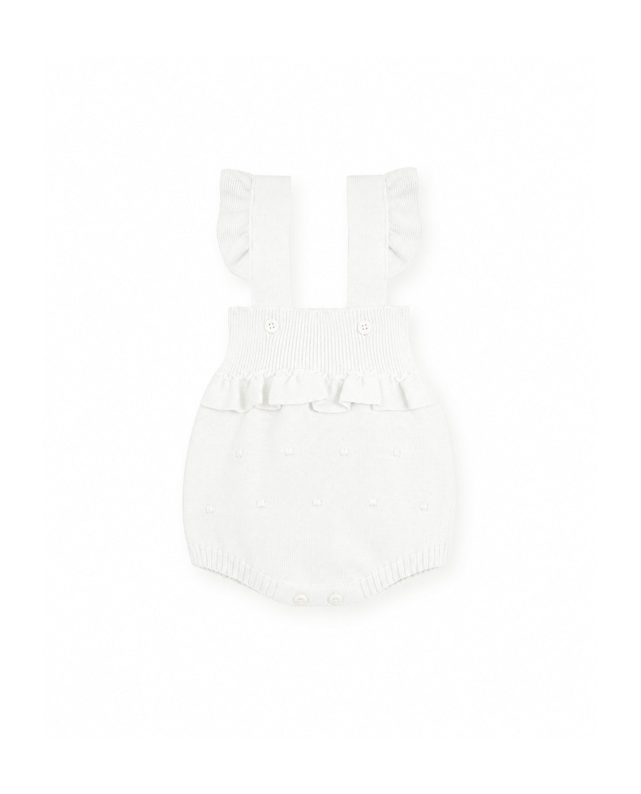 Romper Poá - Branco - Nina & Maria Baby Store