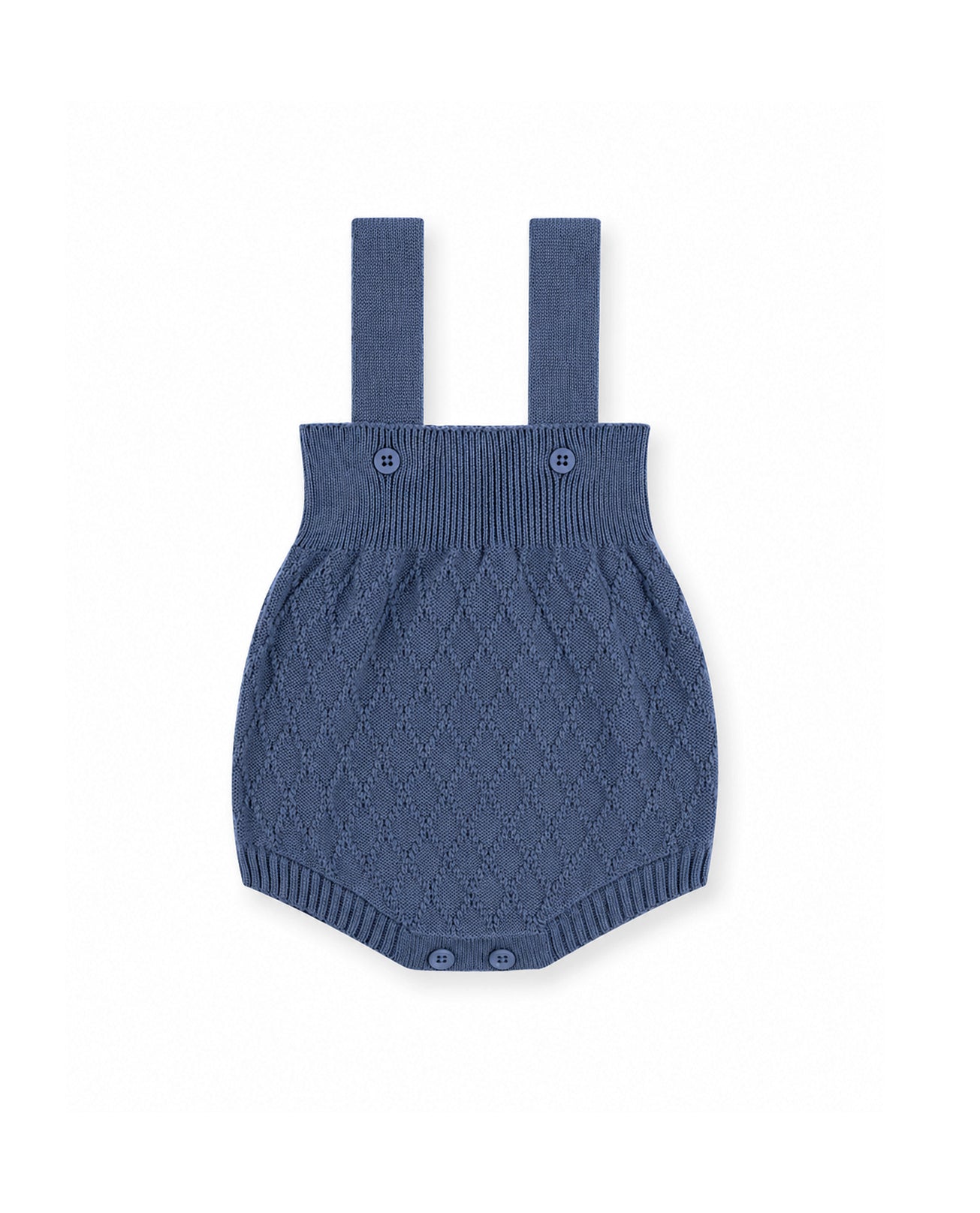 Romper Losango - Azulão - Nina & Maria Baby Store