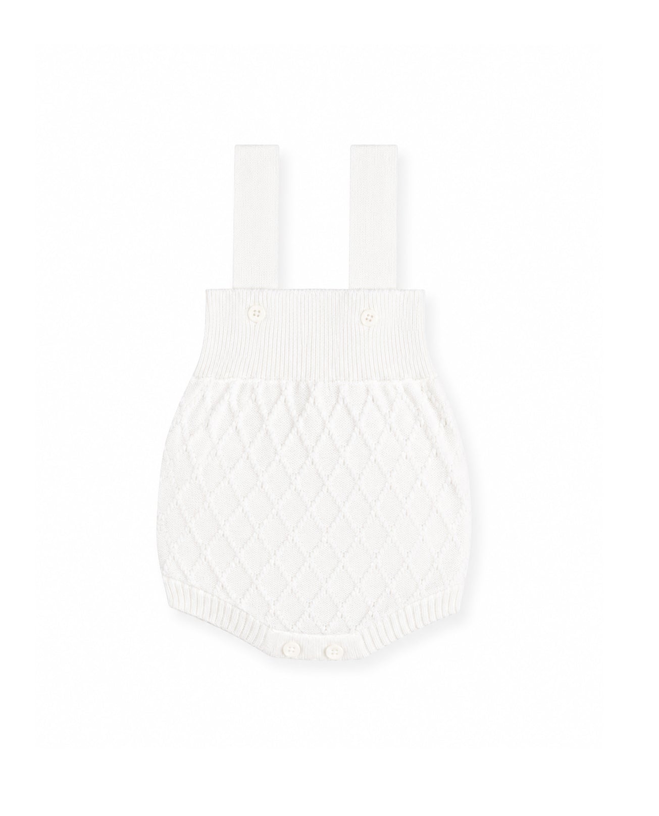 Romper Losango - Branco - Nina & Maria Baby Store