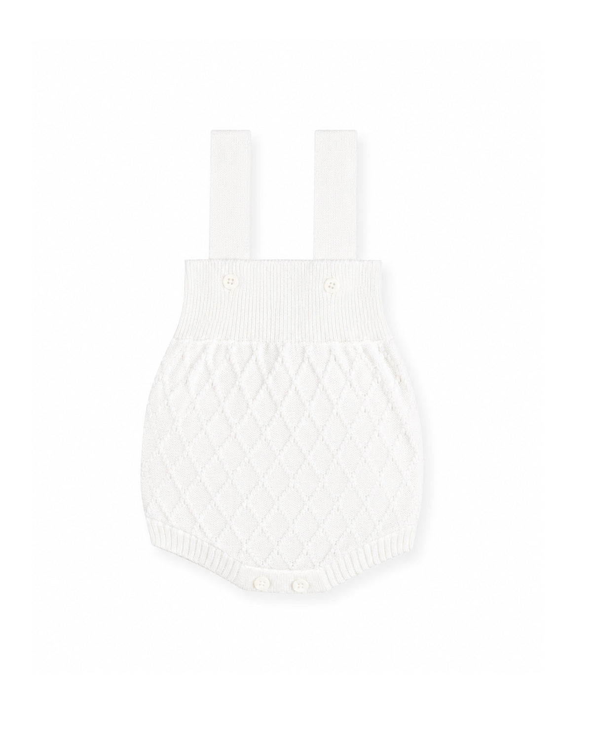 Romper Losango - Branco - Nina & Maria Baby Store
