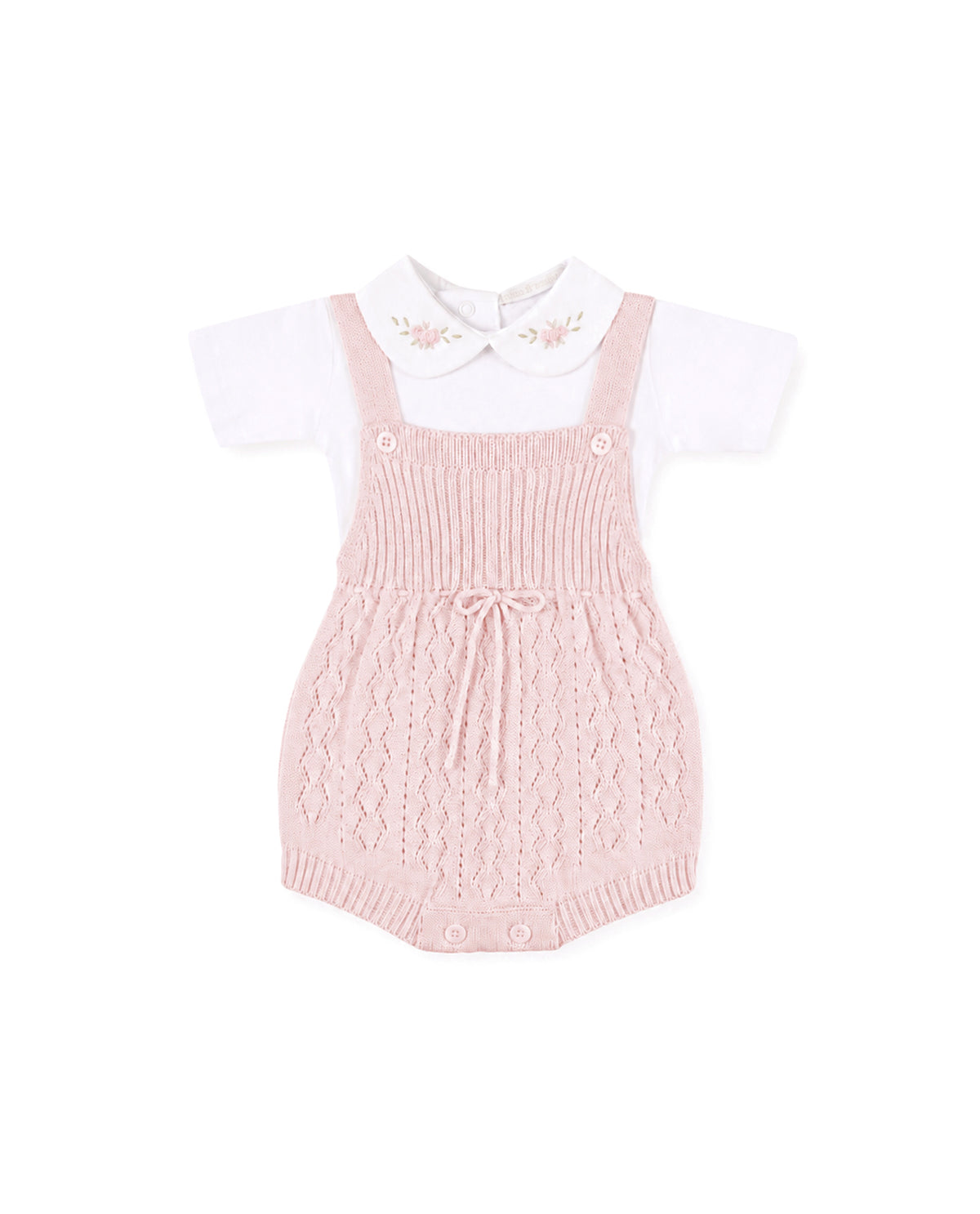 Romper Renda - Rosa - Nina & Maria Baby Store