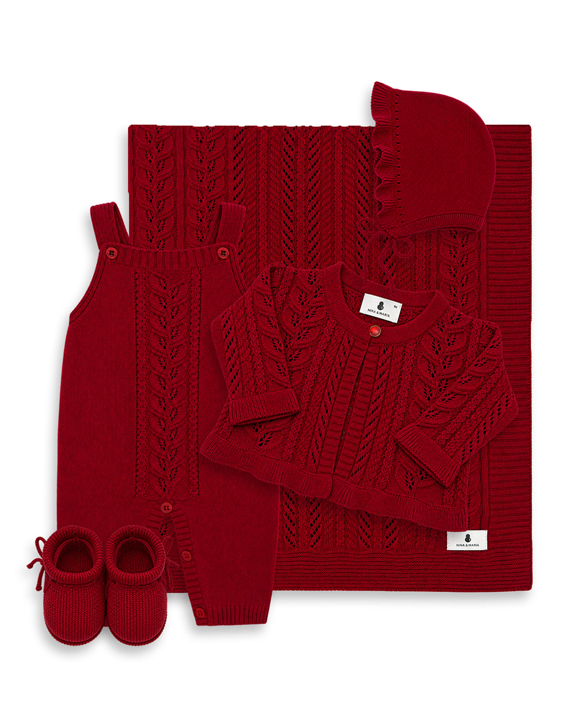 Kit Maternidade Amélie Vermelho