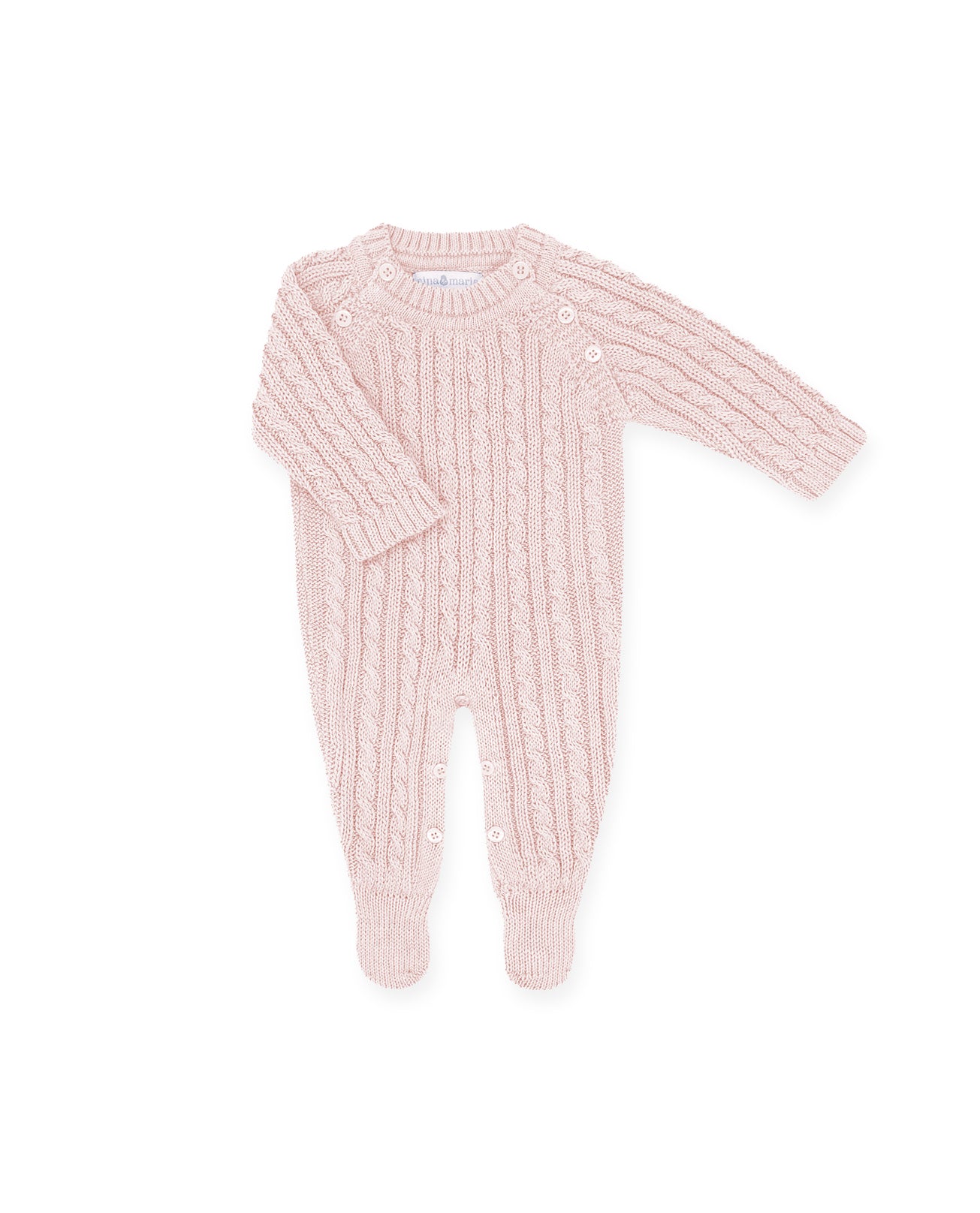 Saída de Maternidade Arame Rosa - Nina & Maria Baby Store