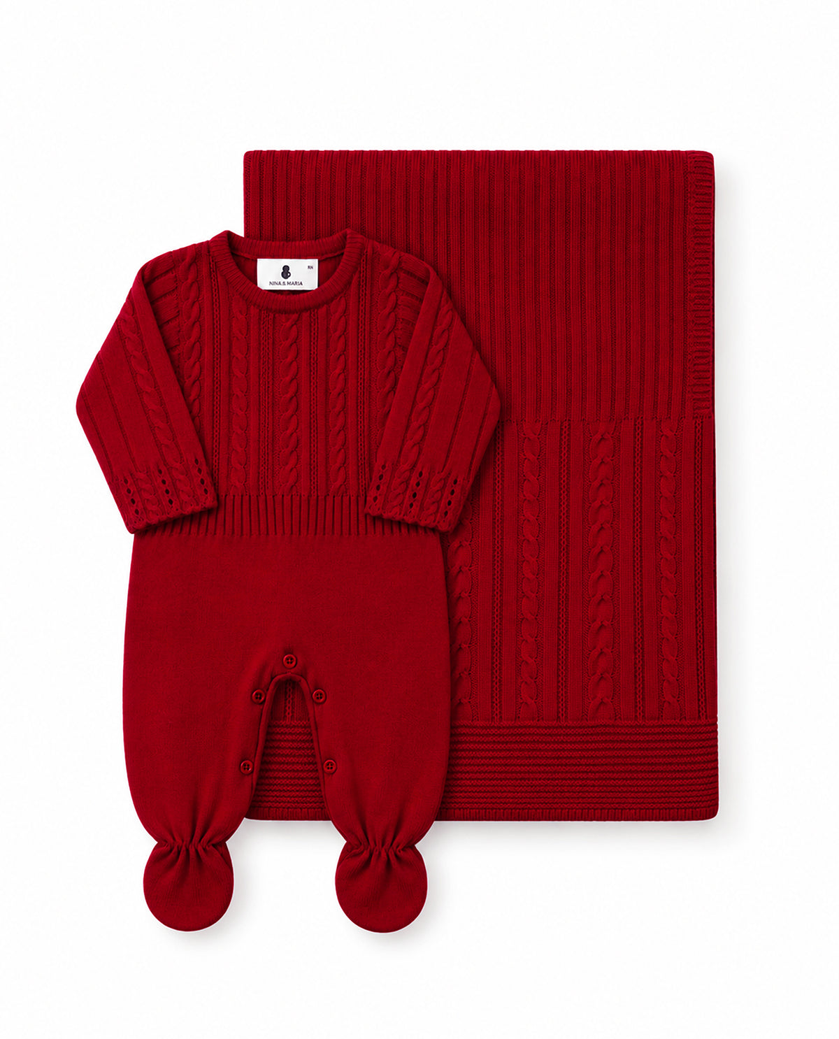 Kit Maternidade Braid Vermelho