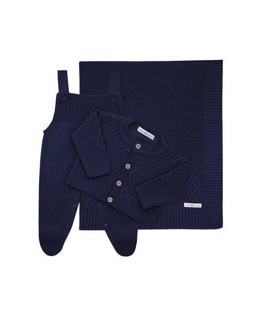 Saída Maternidade Classic Azul-Marinho 1305