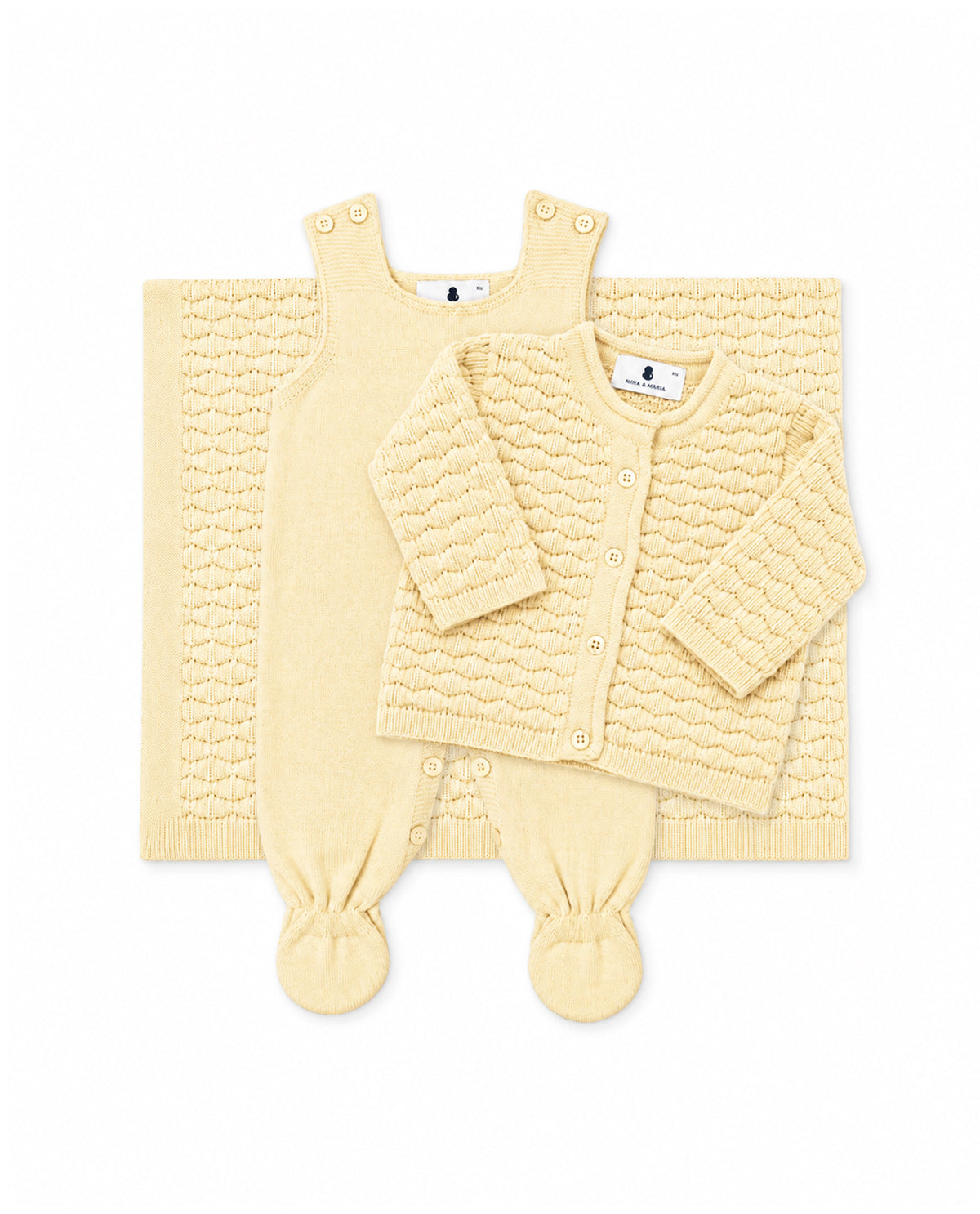 Kit Maternidade Colméia Amarelo Pólen