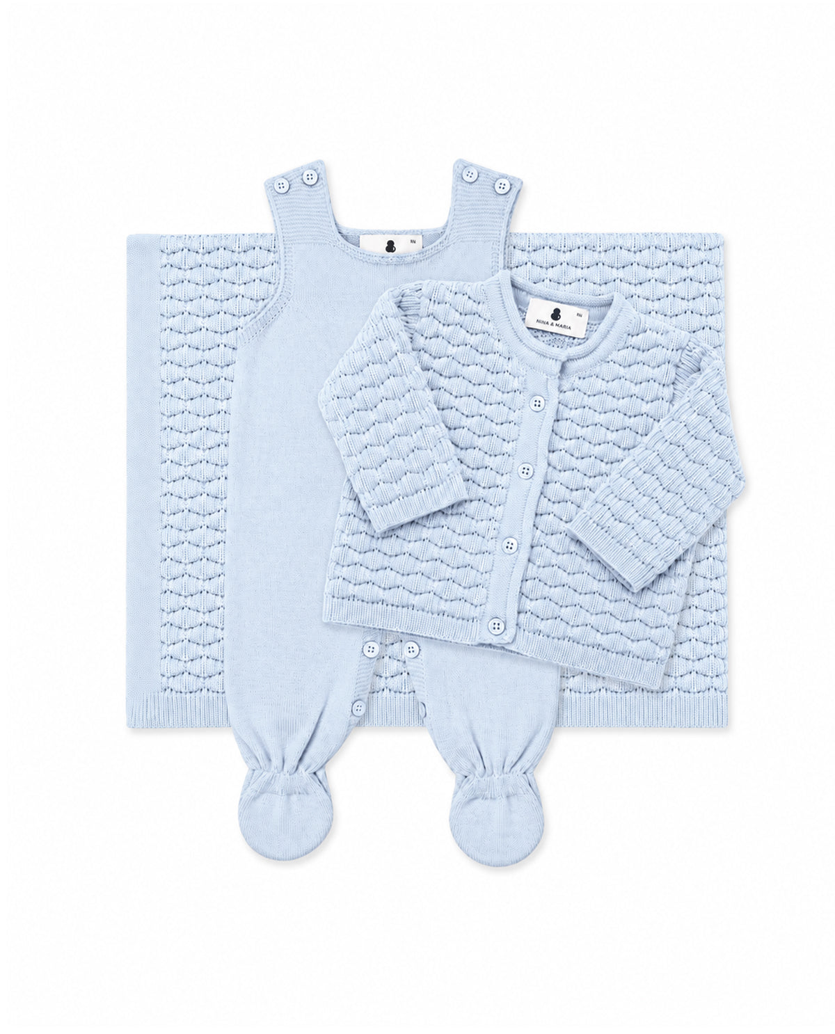 Kit Maternidade Colméia Azul