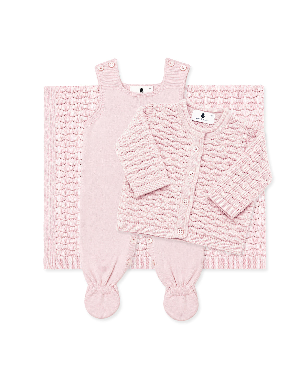 Kit Maternidade Colméia Rosa