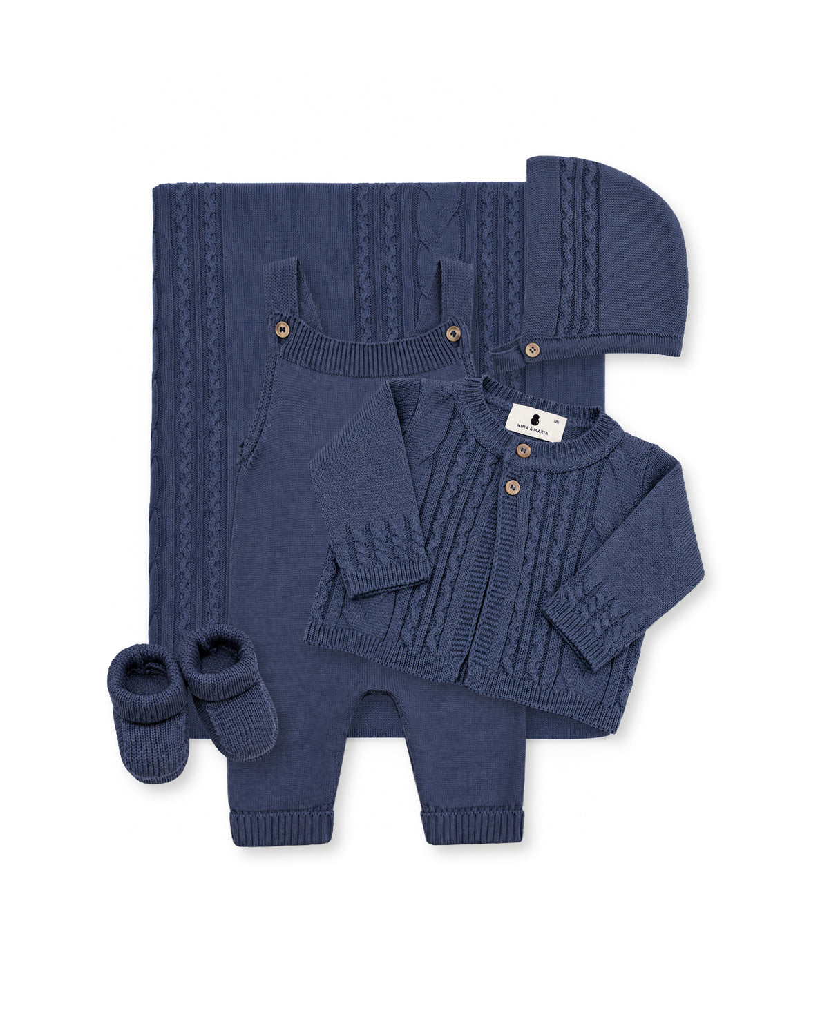 Kit Maternidade Euro Azul Noir