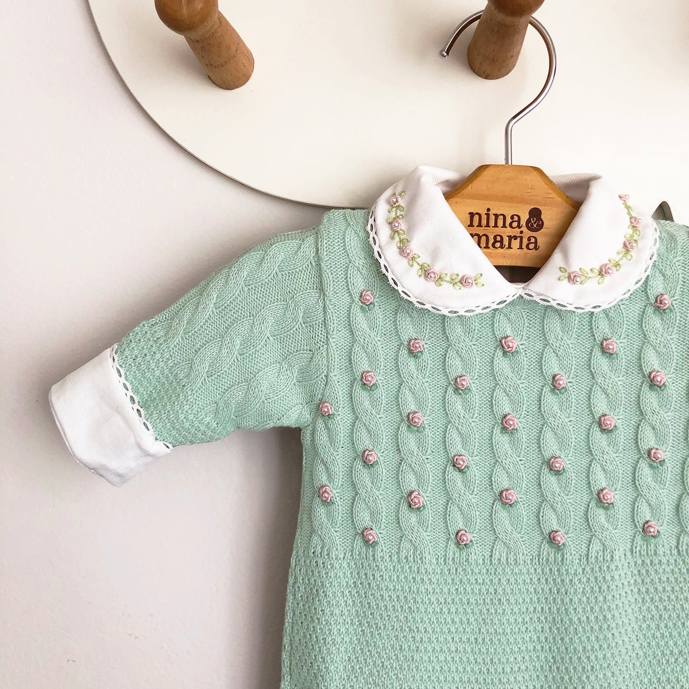 Macacão Flores Green - Nina & Maria Baby Store