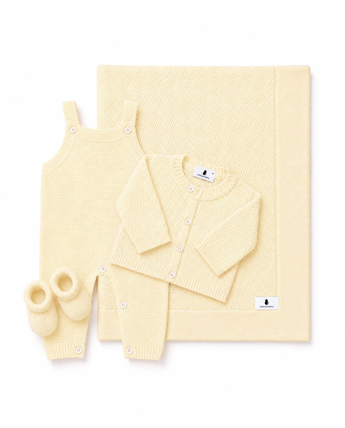 Kit Maternidade Novelo Amarelo Pólen