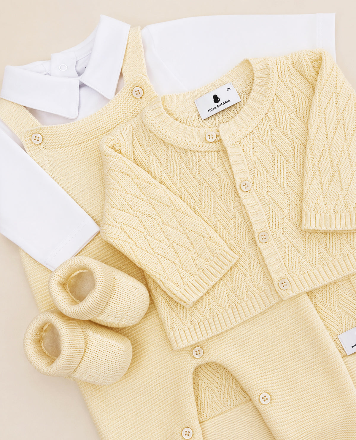 Kit Maternidade Novelo Amarelo Pólen