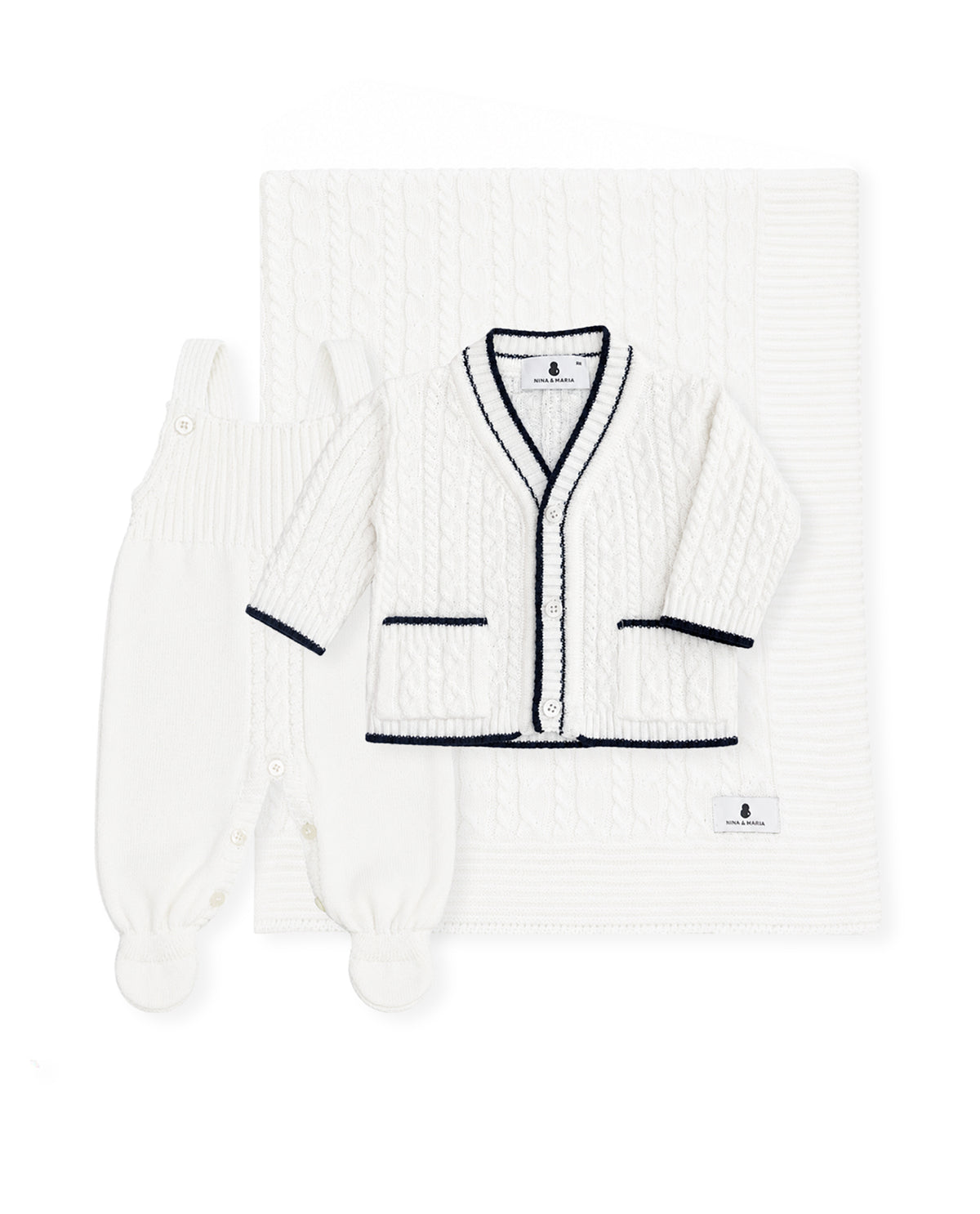 Kit Maternidade Oxford Branco
