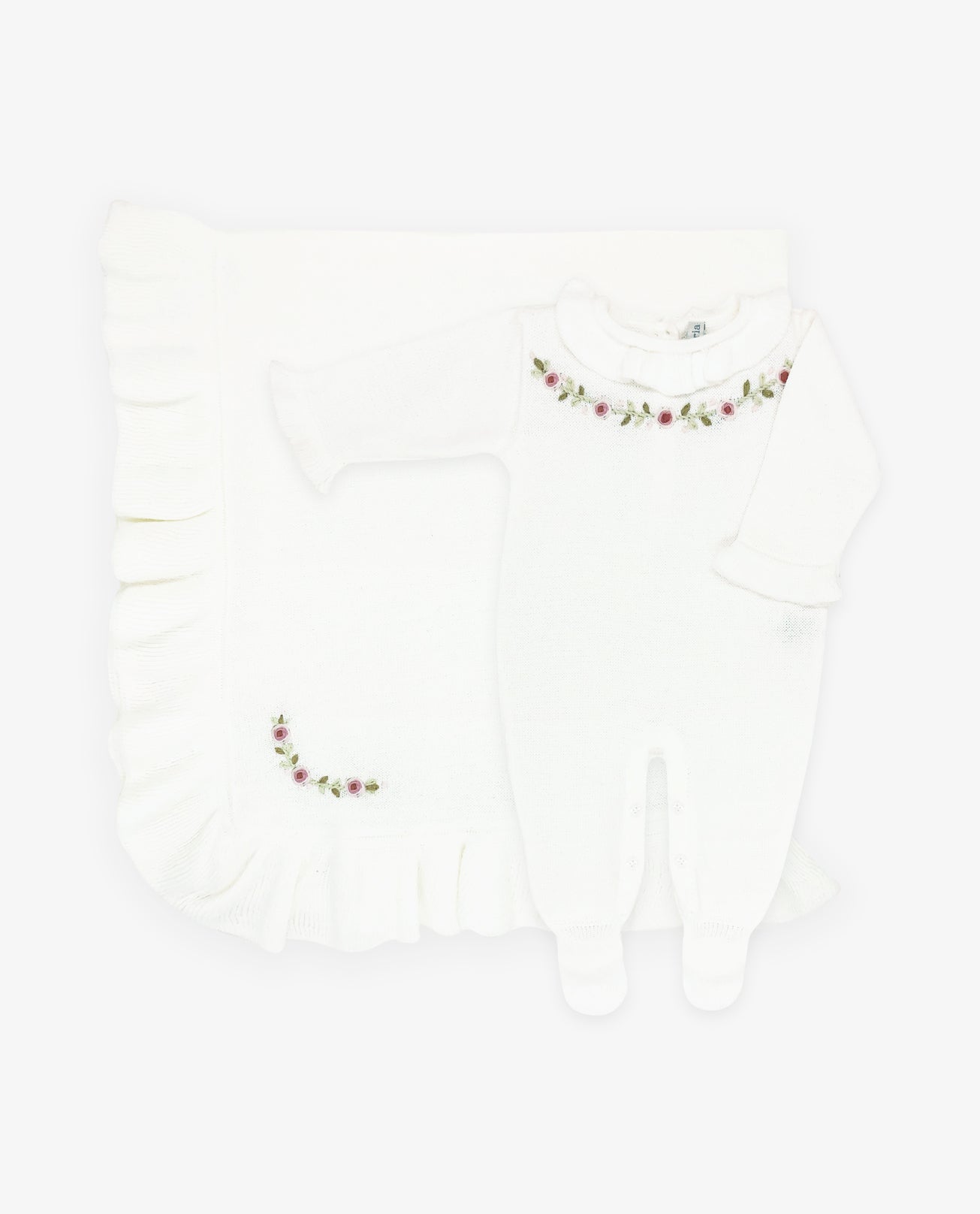 Saída Ramalhete Branca - Nina & Maria Baby Store
