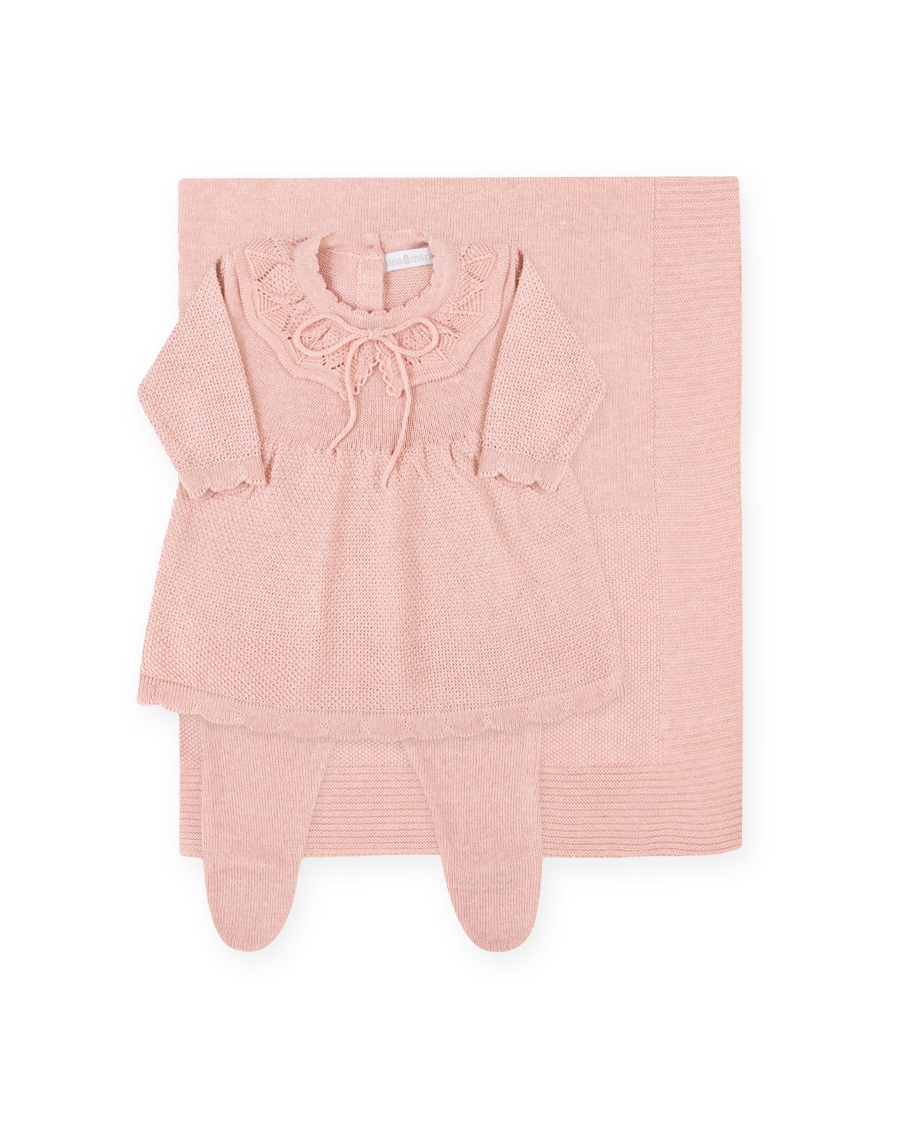 Saída Maternidade Vestido Anne Rosa