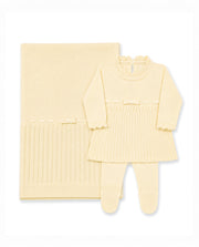 Kit Maternidade Vestido Cotelê Amarelo