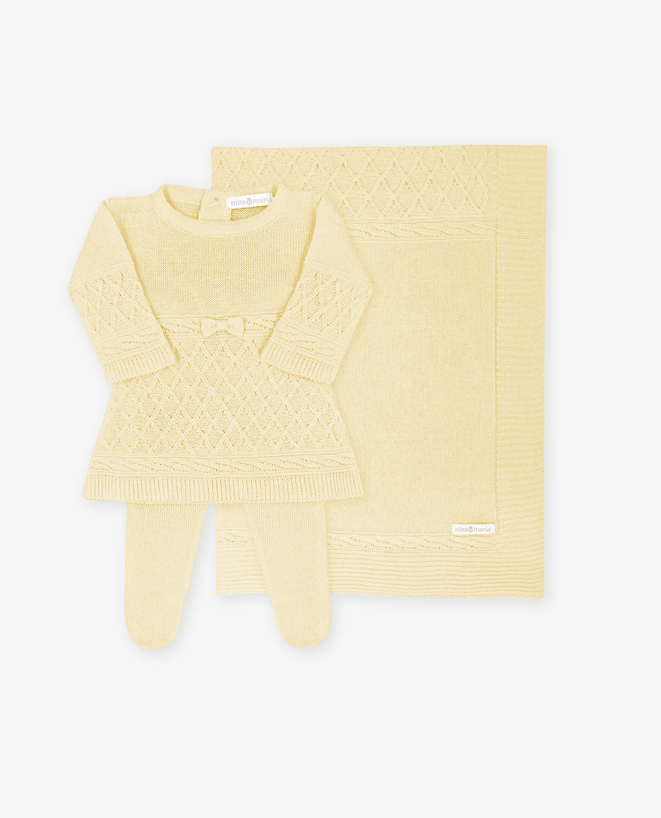 Saída Vestido Sophie Amarelo - Nina & Maria Baby Store