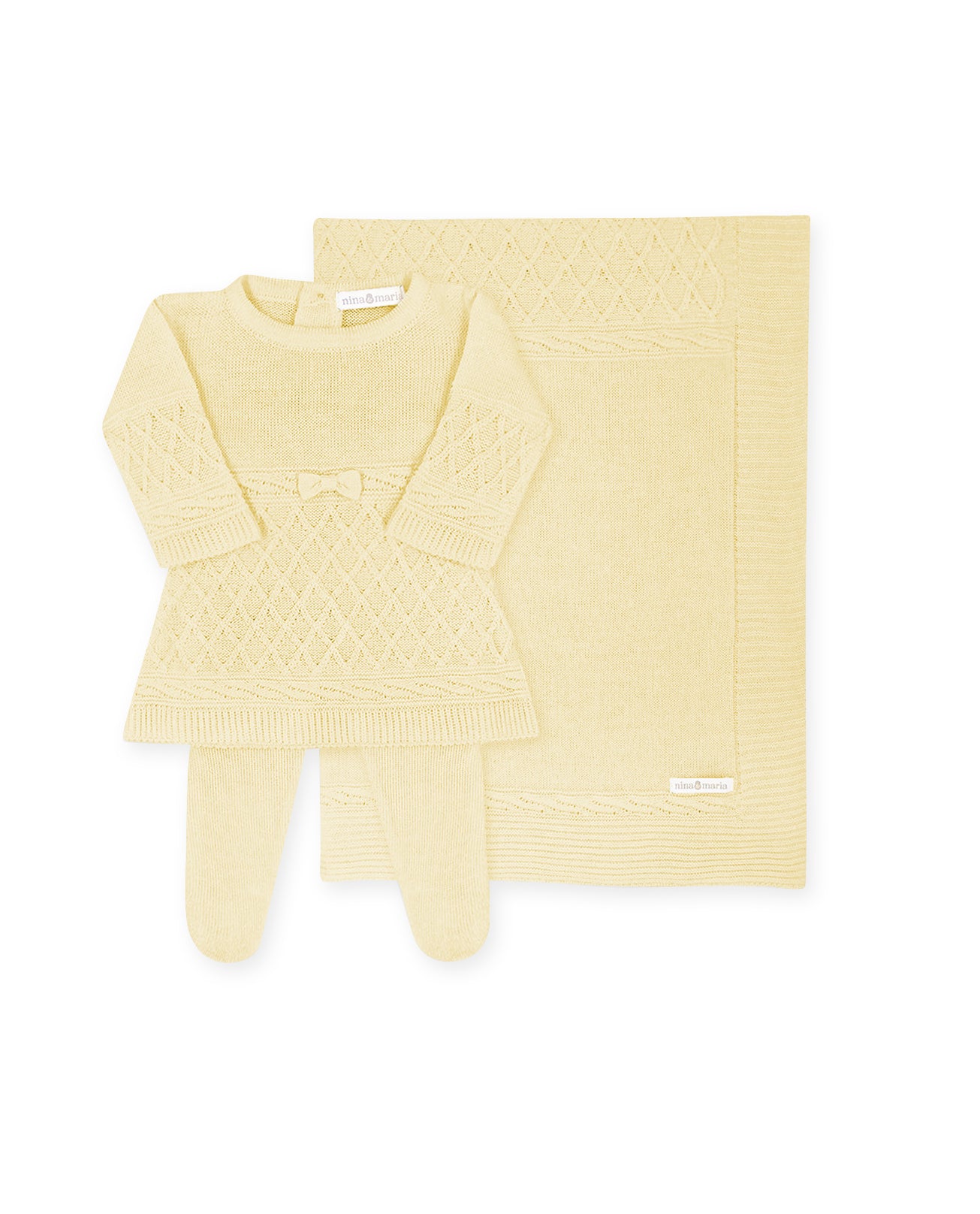 Saída Vestido Sophie Amarelo - Nina & Maria Baby Store