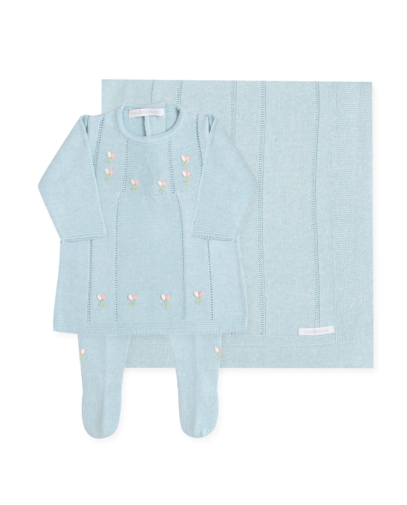Saída Vestido Tulipa Azul