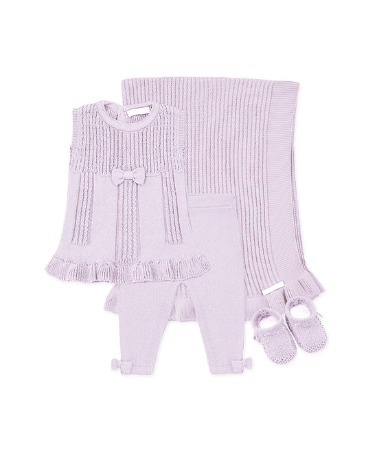 Saída Maternidade Vestido Verão Lilás 1305