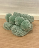 Sapatinho Pompom Verde Cidreira