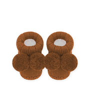 Sapatinho Pompom Caramelo