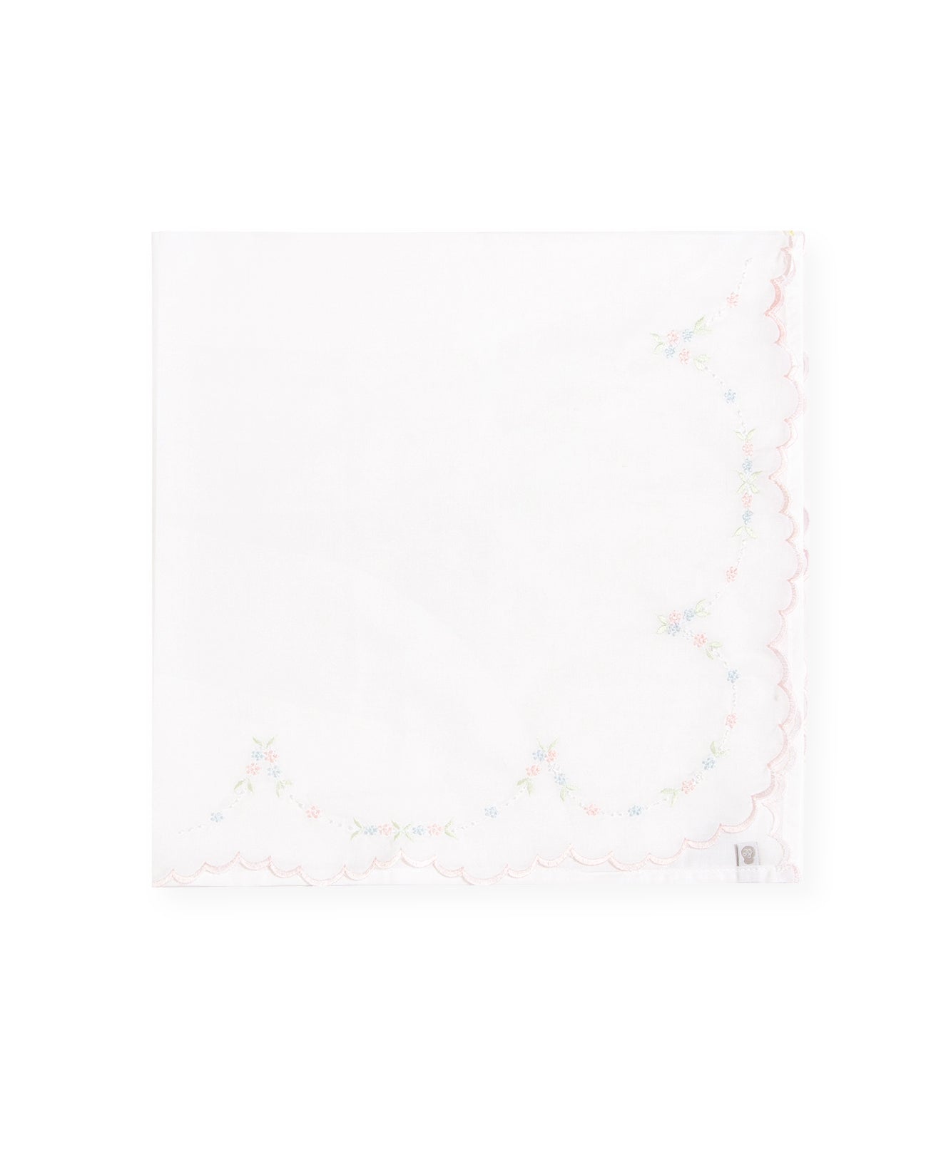 Vira-Manta Floral Rosa e Azul