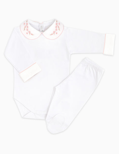 Body Bordado Cerejeira - Nina & Maria Baby Store