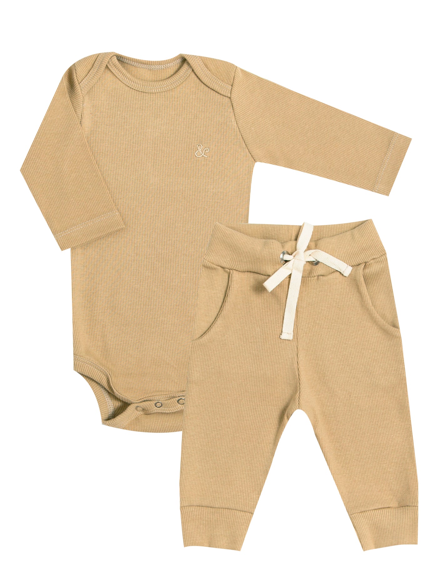 Conjunto Homewear Canelado Nude
