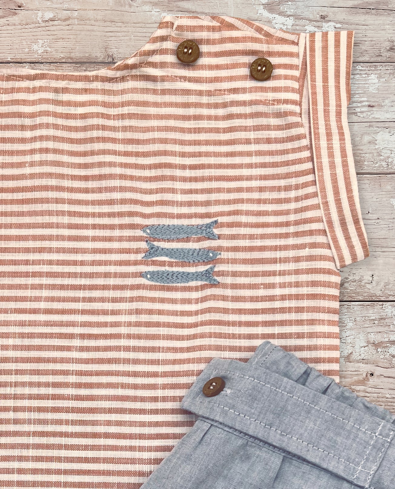 Conjunto Cardume - Nina & Maria Baby Store