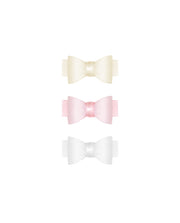Kit Mini Laço de Colar: Branco, Cru e Rosa