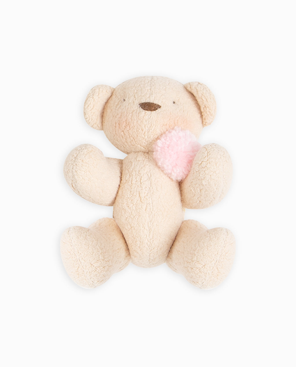Mini Ursinho Pompom Rosa