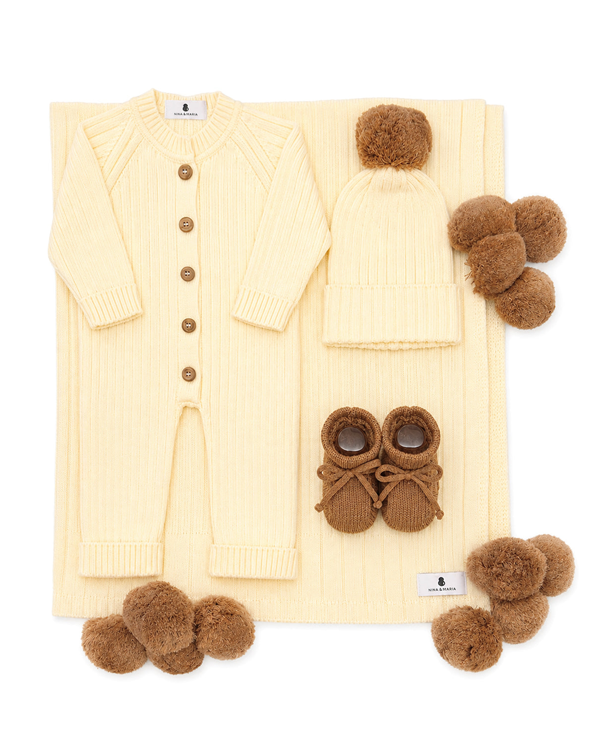 Kit Maternidade Magnético Amarelo Pólen