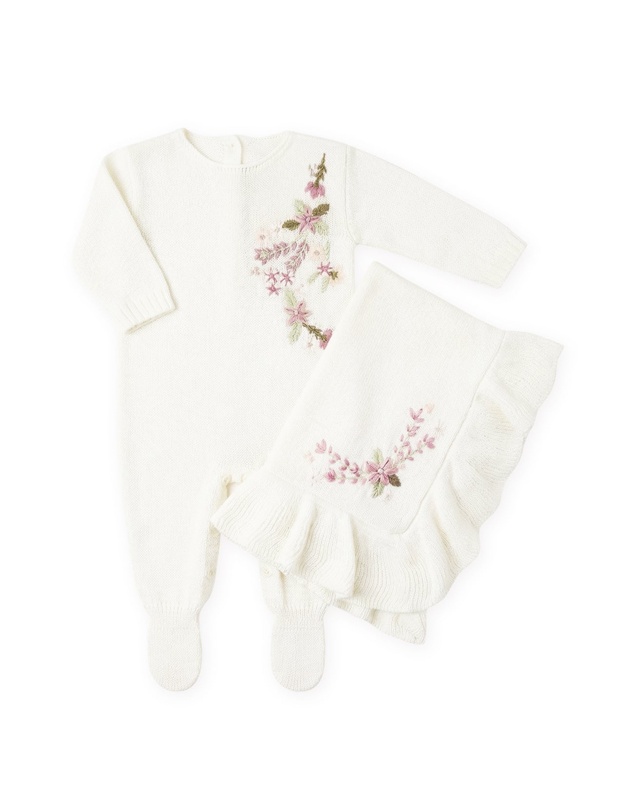Saída Maternidade Shoulder - Off-White - Nina & Maria Baby Store