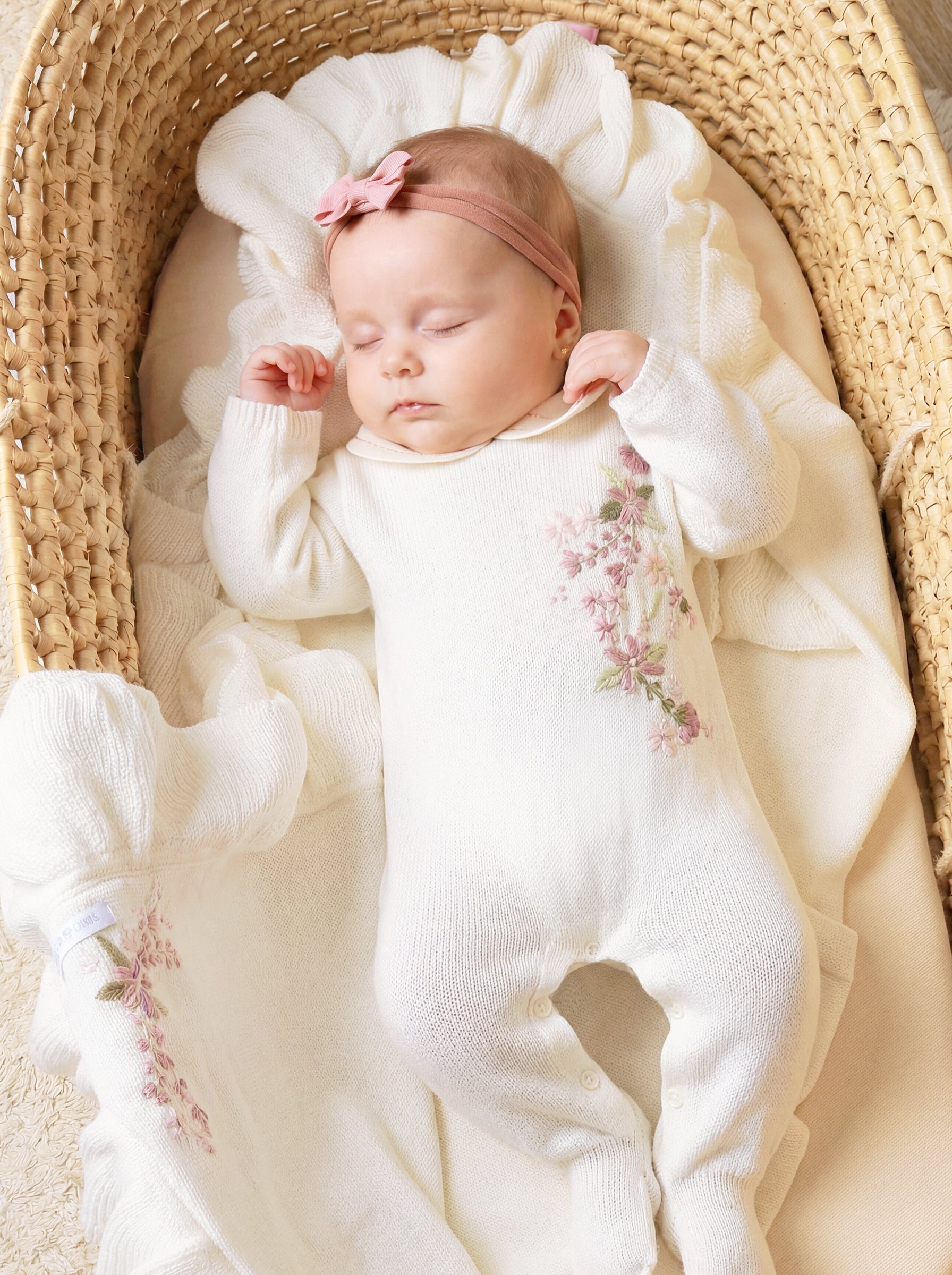 Saída Maternidade Shoulder - Off-White - Nina & Maria Baby Store