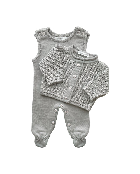 Conjunto Pipoca Cinza - Nina & Maria Baby Store