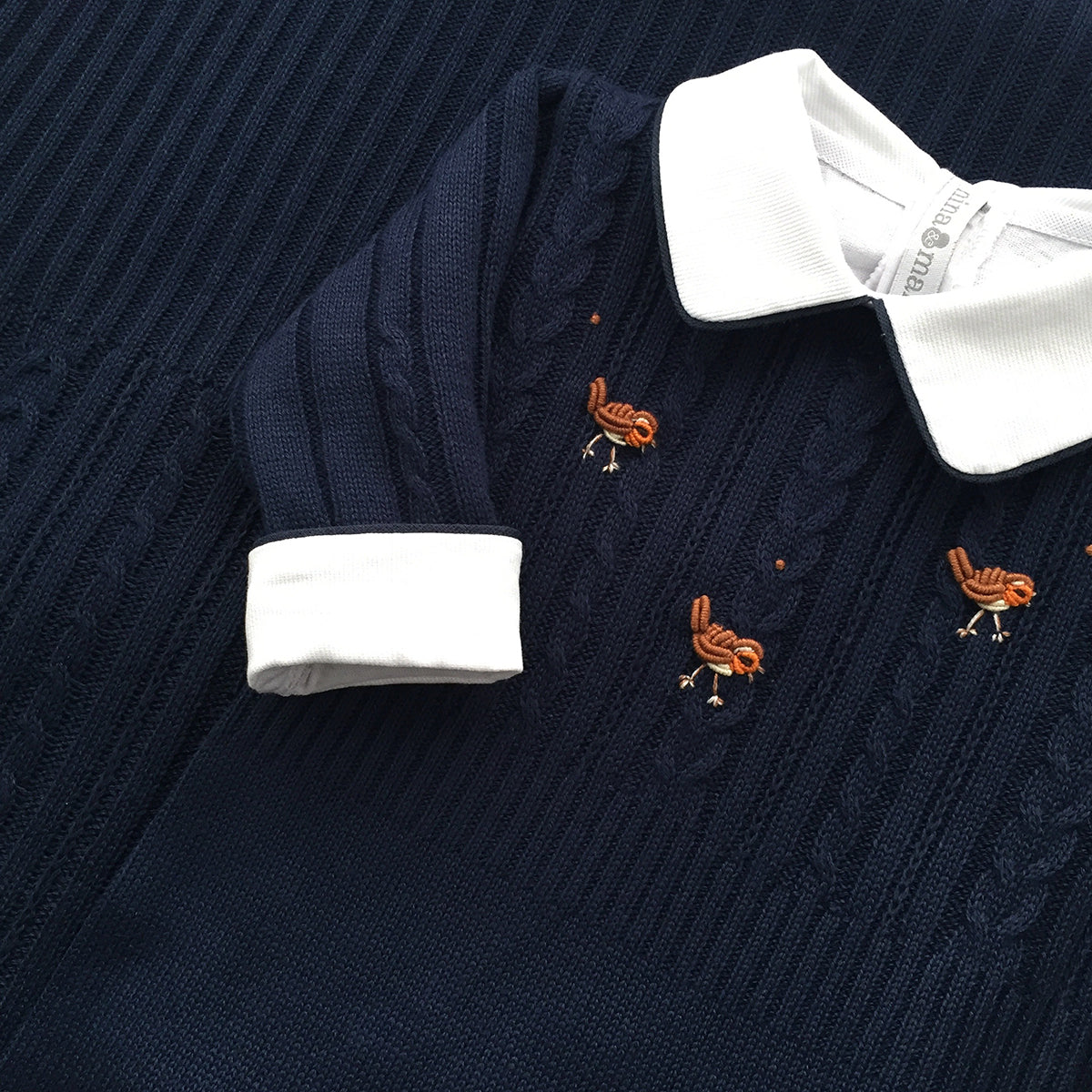 Cj Body Viés Azul-Marinho Masculino - Nina & Maria Baby Store