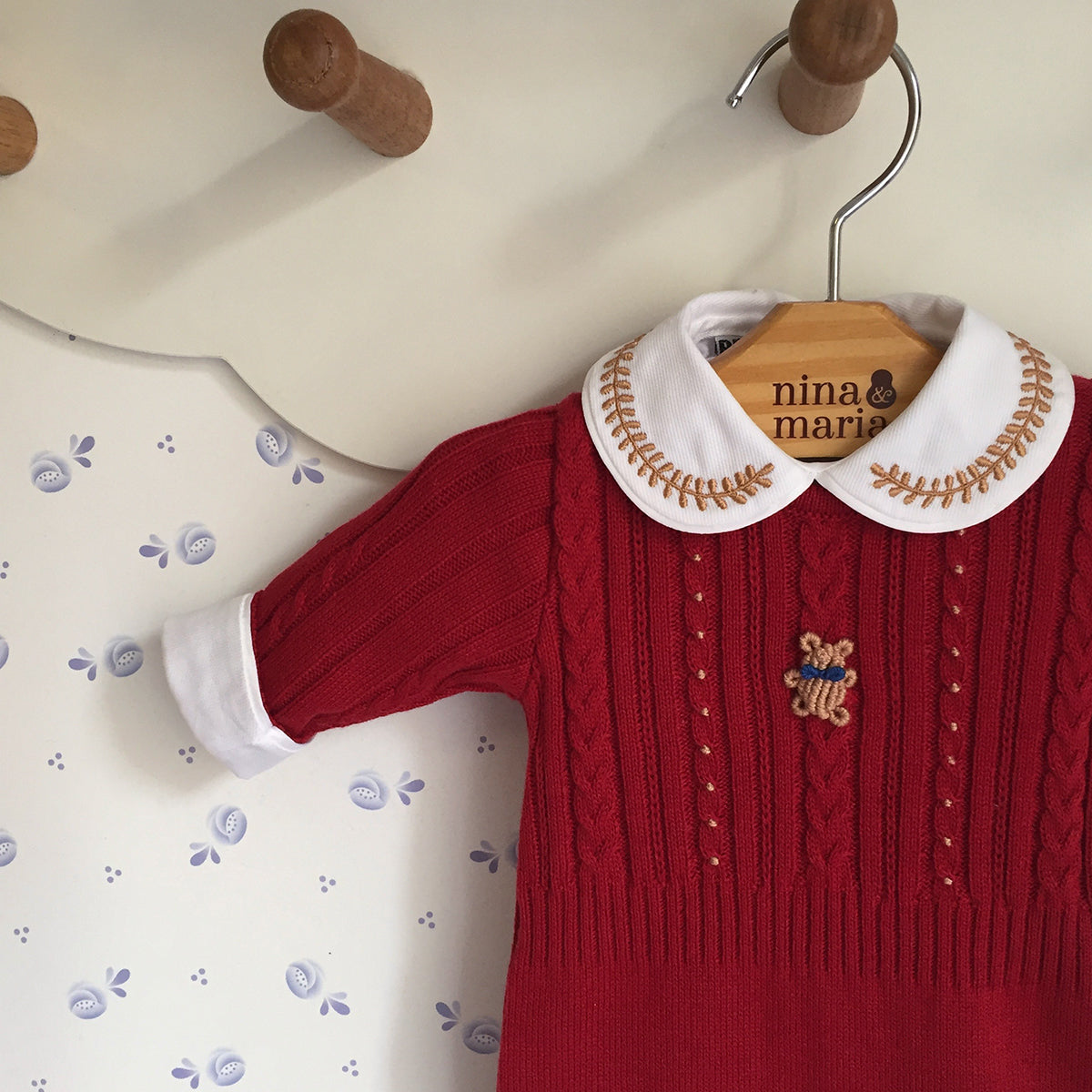 Saída de Maternidade Urso Rococó - Nina & Maria Baby Store