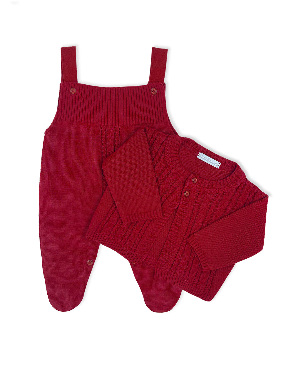 Saída Maternidade Antônio Red - Nina & Maria Baby Store