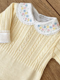 Macacão Braid Amarelo - Nina & Maria Baby Store