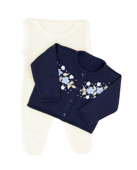 Conjunto Celeste Marinho - Nina & Maria Baby Store